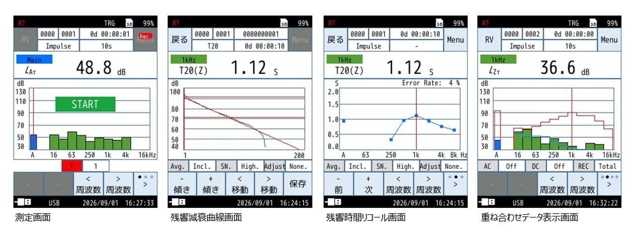 残響時間プログラム「NX-43RV」