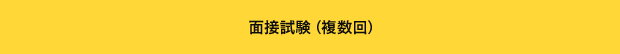 面接試験(複数回)
